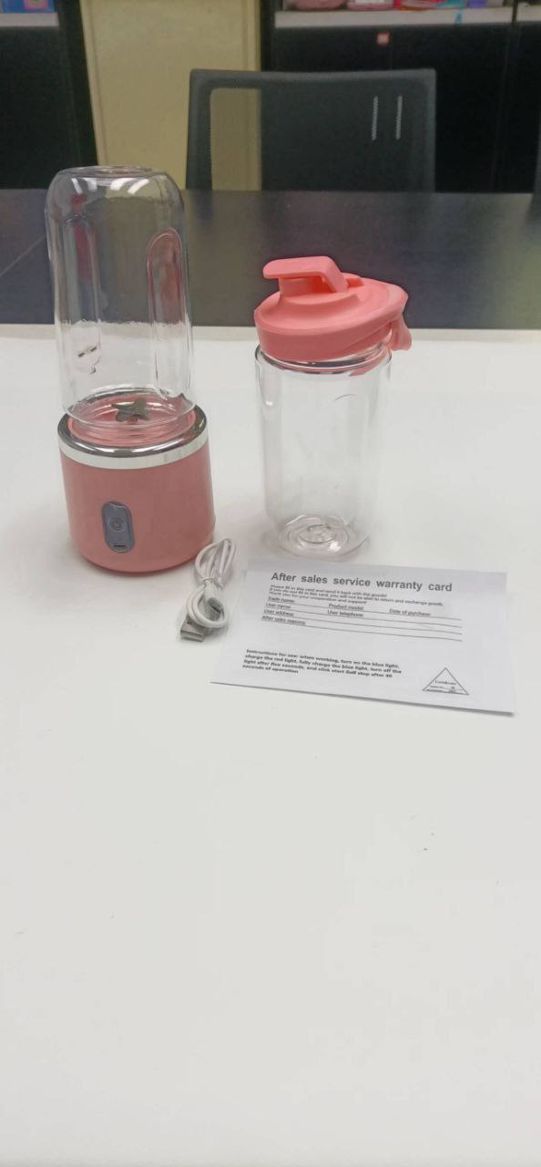 Double cup rechargeable smoothie marker