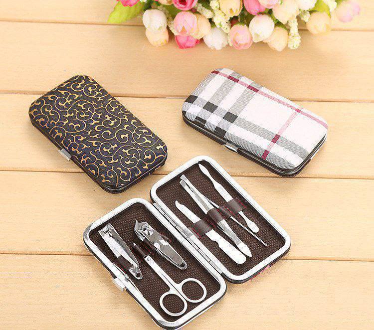 leather manicure/pedicure set