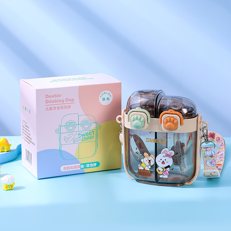 sweet 2 partition water bottle(1000ml)