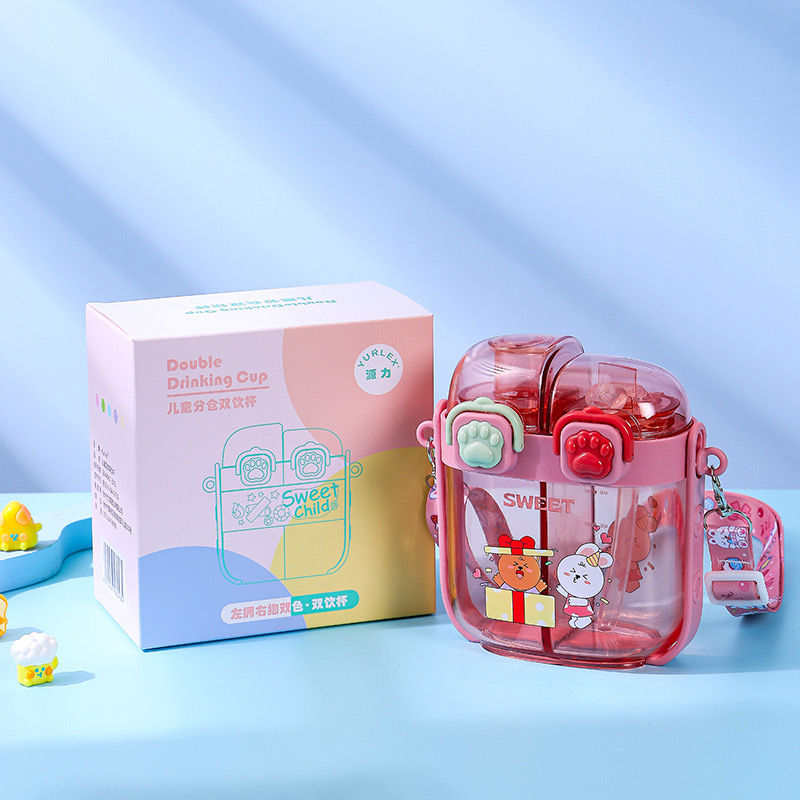 sweet 2 partition water bottle(1000ml)
