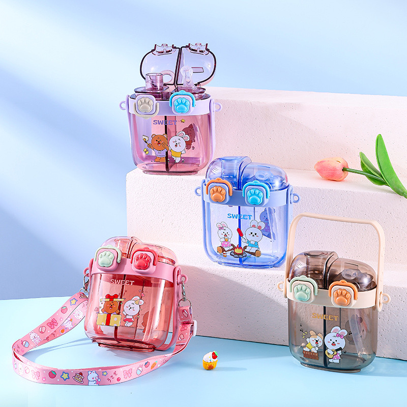 sweet 2 partition water bottle(1000ml)