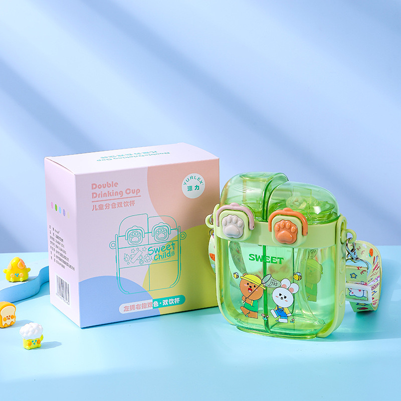 sweet 2 partition water bottle(1000ml)