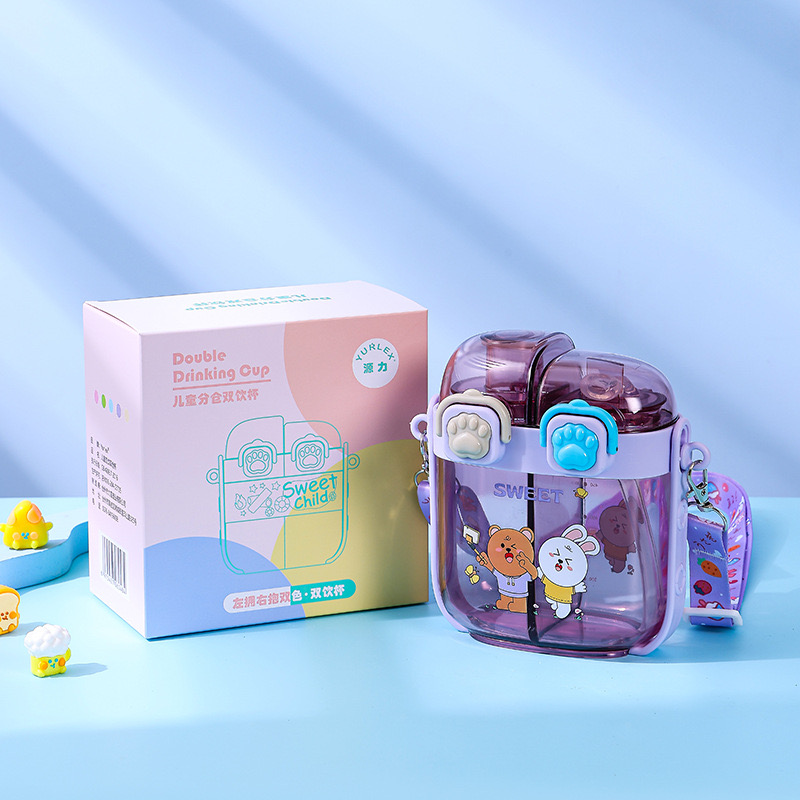 sweet 2 partition water bottle(1000ml)