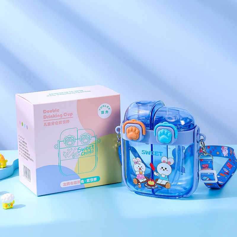 sweet 2 partition water bottle(1000ml)
