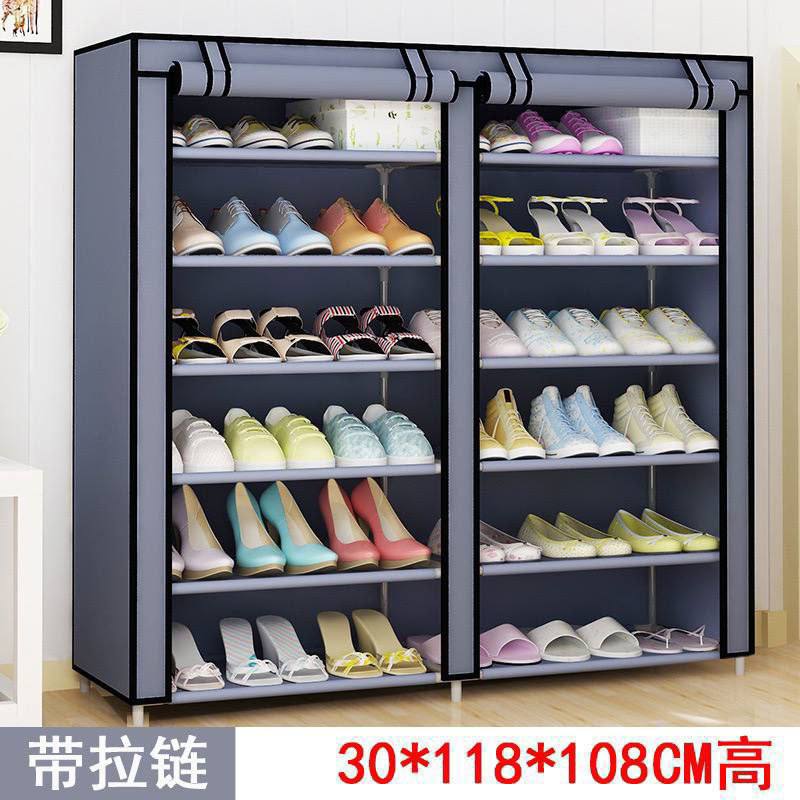 double face shoe rack