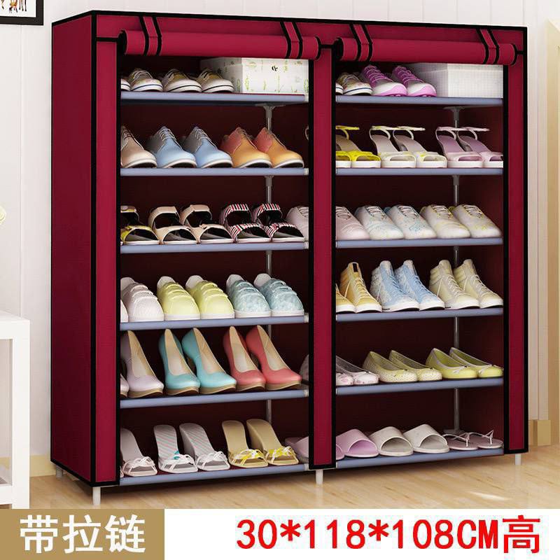double face shoe rack