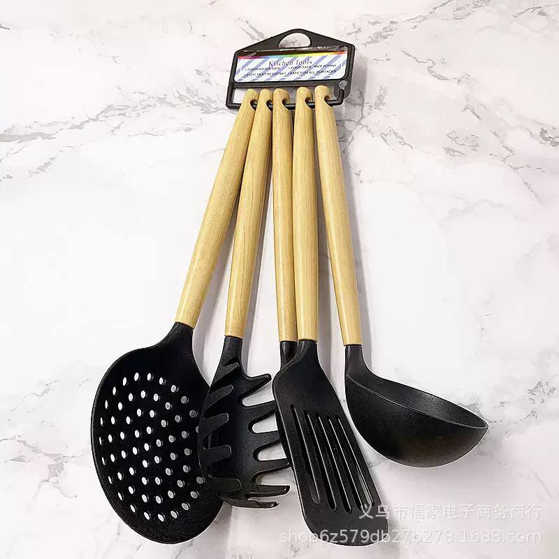 SILICON kitchen spoons set