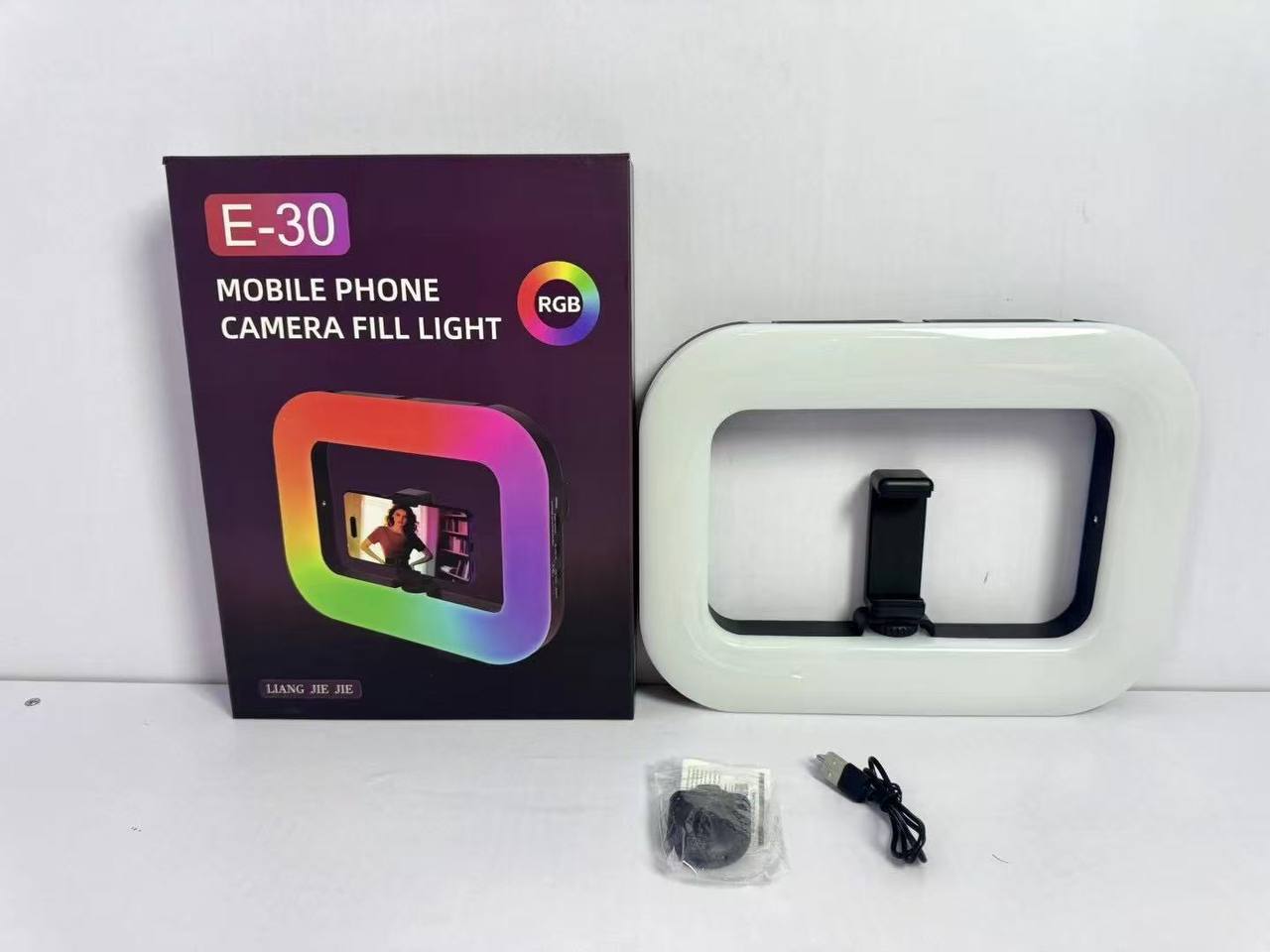E-30 LED SOFT RING LIGHT (RGB)