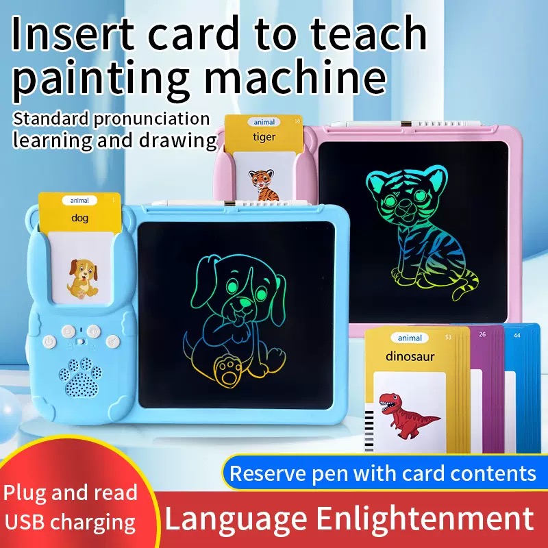 Card reader with writing pad (rechargeable)