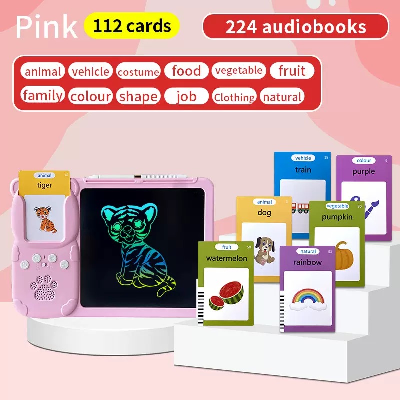 Card reader with writing pad (rechargeable)