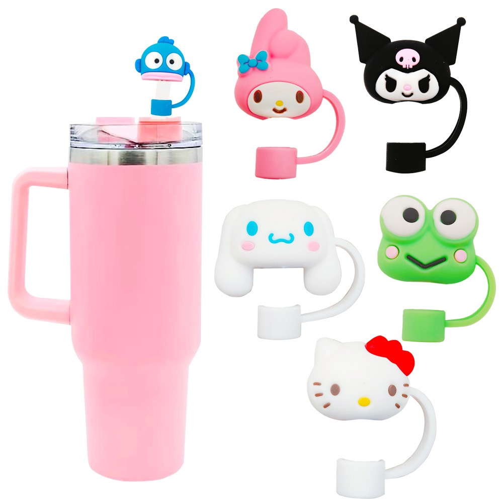 character straw cover