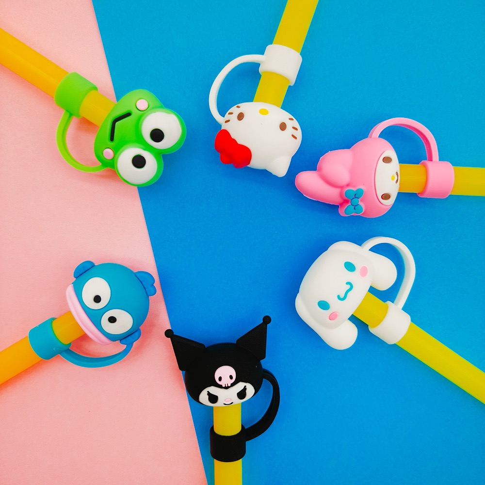 character straw cover