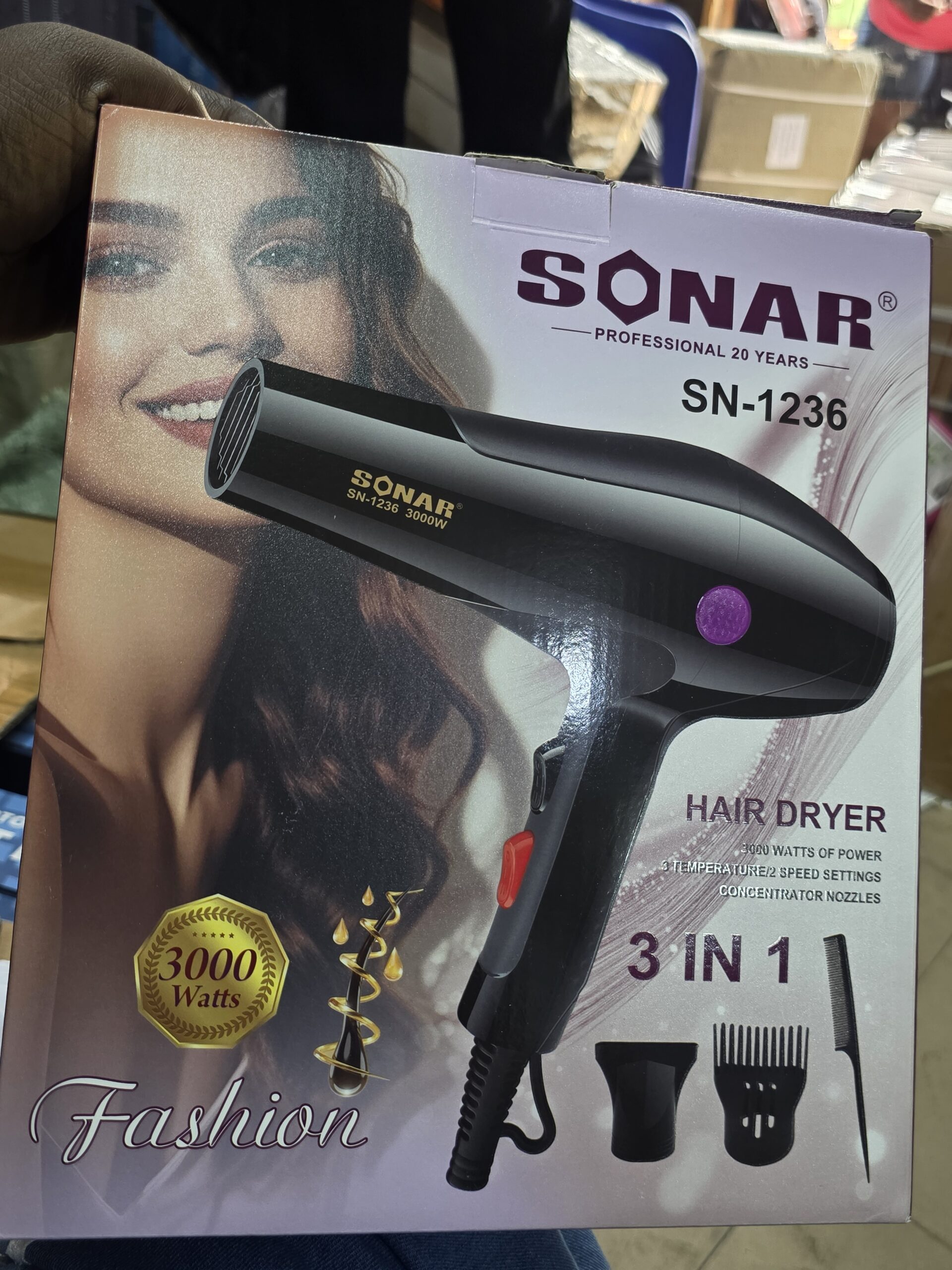 3in1 sonar 3000watt big dryer