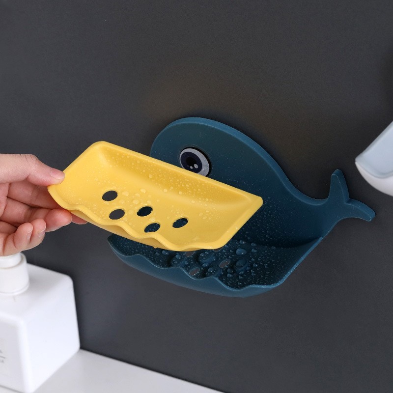 whale single soap rack