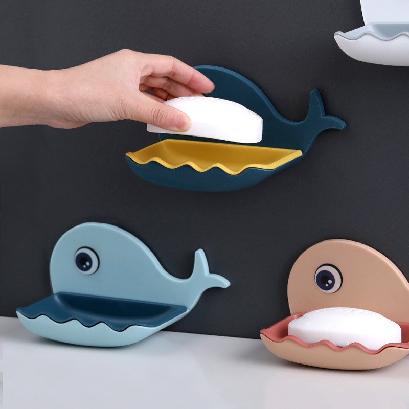 whale single soap rack