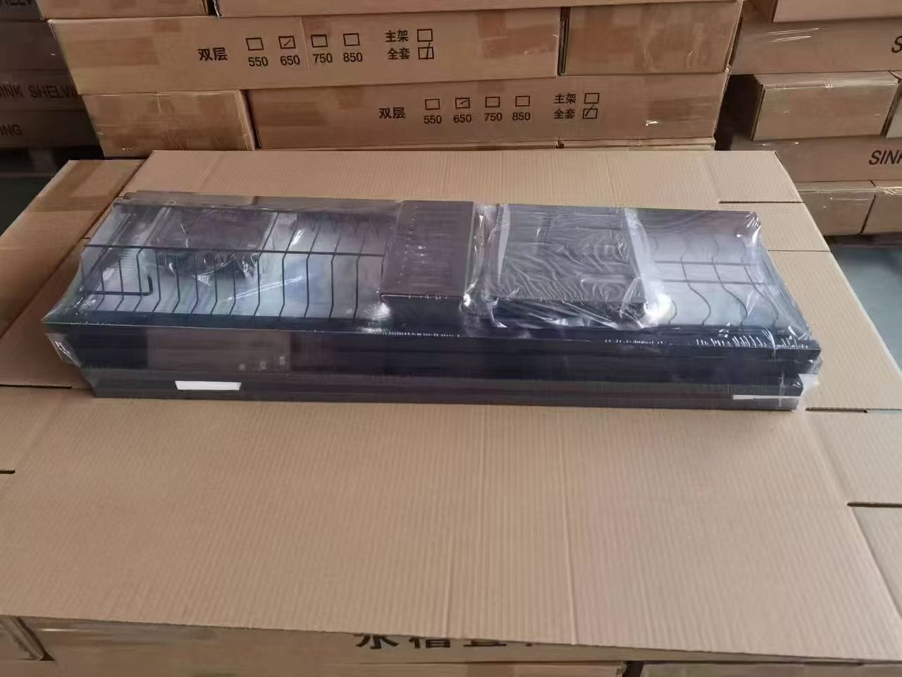 Over sink 85CM SINGLE STEP DUST PROOF OVER THE SINK SHELF,DISH RACK,CUTLERY/UTENSILS HOLDER