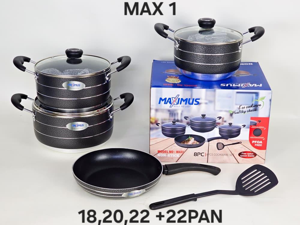 Maximus non stick pot 18,20,22