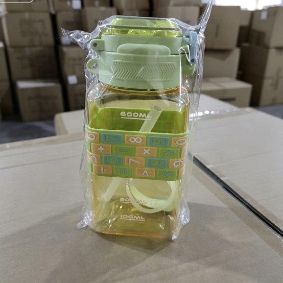 600ml double drinking  water bottle