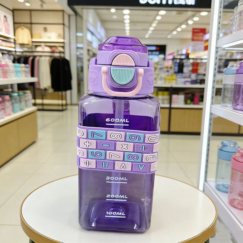 600ml double drinking  water bottle