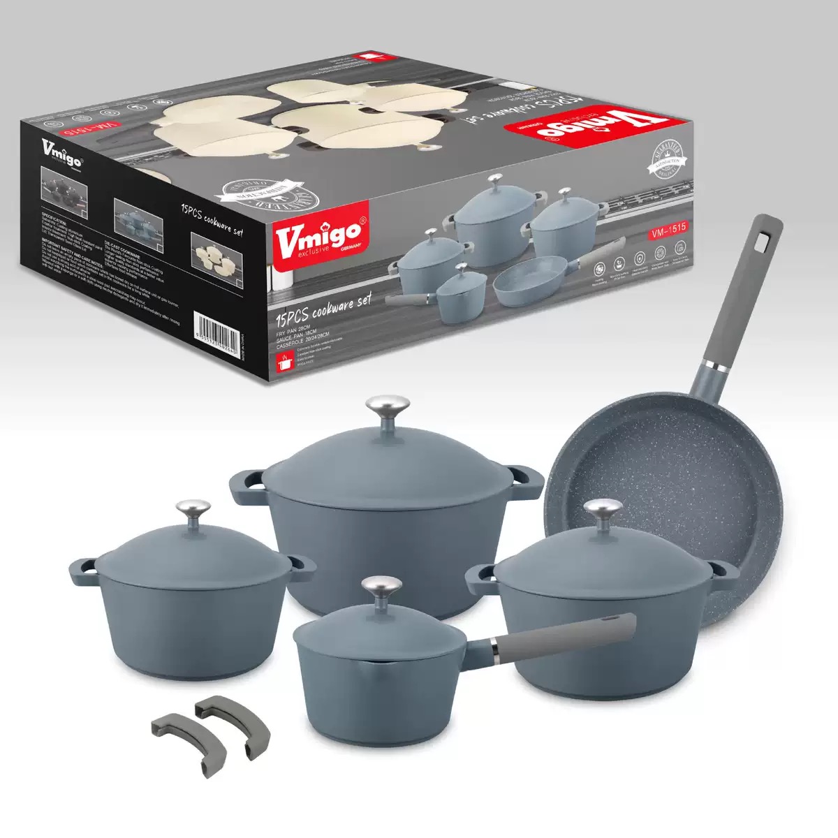 Vmigo  granite ceramic cook ware pot