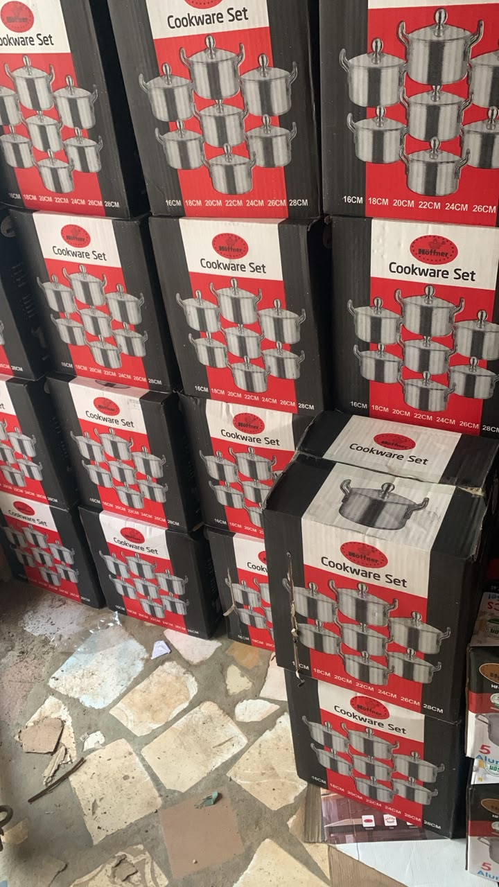 7pcs Hoffner Aluminium pots