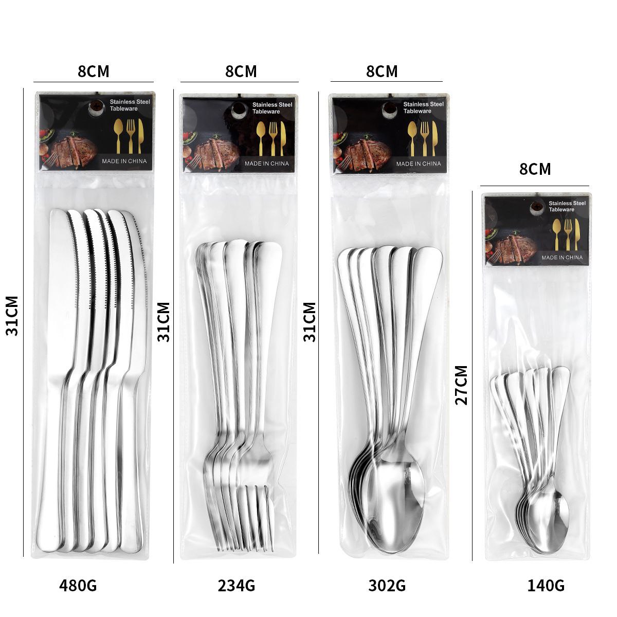 Silver cutlery steel fork