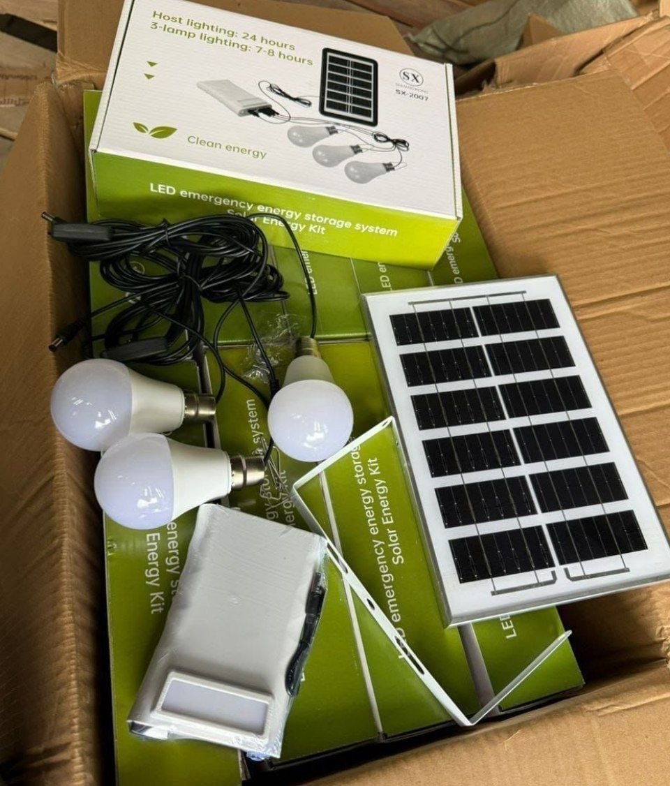 Solar emergency kit