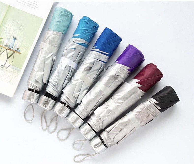 Plain mini umbrellas