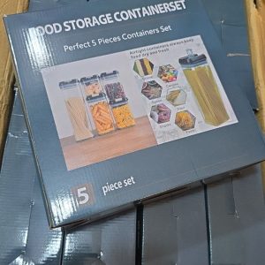 5 pieces food storage containeset