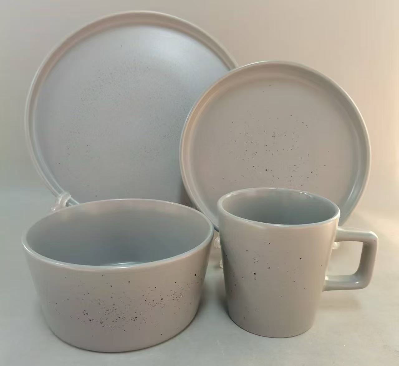 16 pieces dinner set (cream)