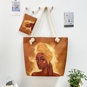 2in1 tote bag (brown)