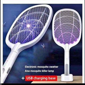 Rechargeable mosquito swatter