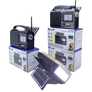 Transistor Radio Fm radio Mp3 Solarpanel Flash light USB