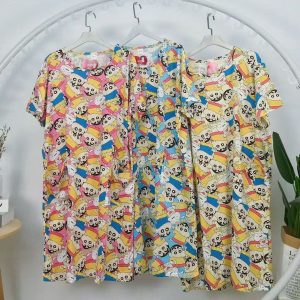 Character plus size night with pocket