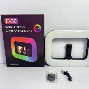 E-30 LED SOFT RING LIGHT (RGB)