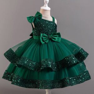 GREEN Queen gown