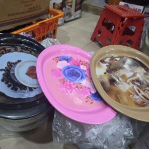 Orbit oval tray