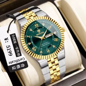 UNISEX  BINBOND big chain watch (2tones)