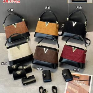 vee velvet bag