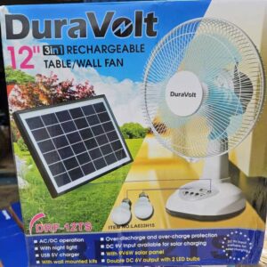 Duravolt 12 inches table fan