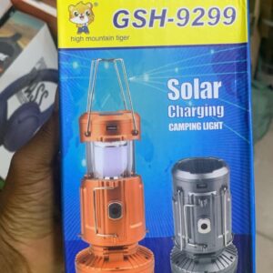 Solar charging camping light