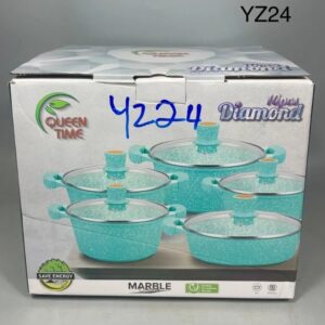 Queen time marble diamond pot