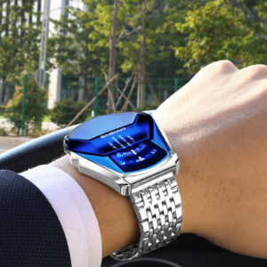 BINBOND MEN WATCH (sliver)