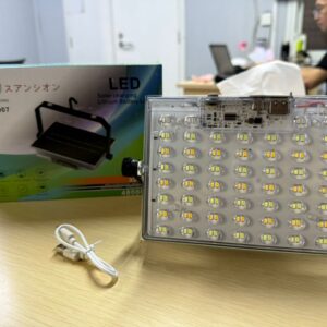 Solar grid rechargeable light